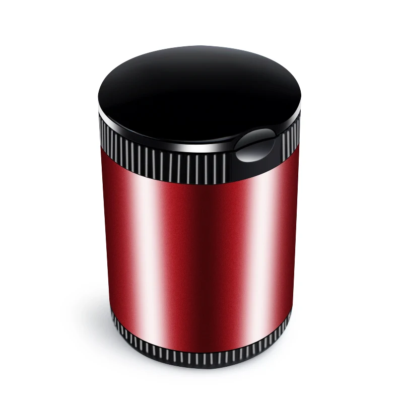 

Car Ashtray Portable Ashtray With Cover LED Light Car Styling Universal Size Butts Storage Cup