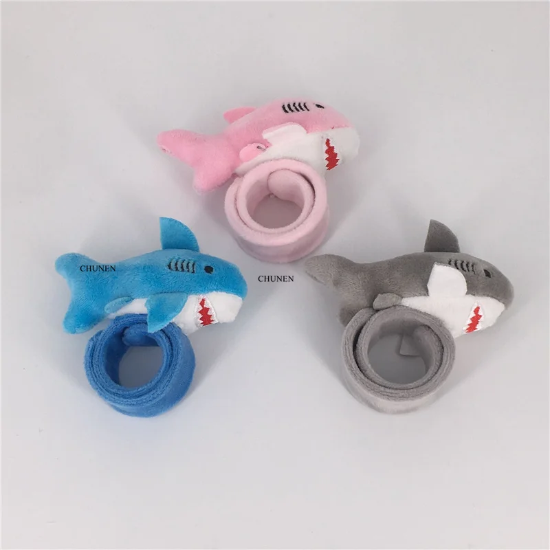 3 цвета прибл. 10 см Плюшевая игрушка в виде морского животного Акула Детская