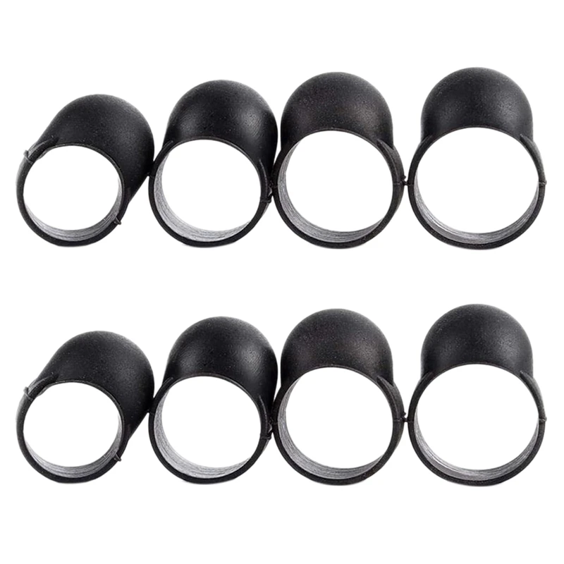 

New Steel Tongue Drum Finger Covers, Silicone Knocking Finger Sleeves Handpan Mallet Finger Sleeves for Beginners (8 Pcs)