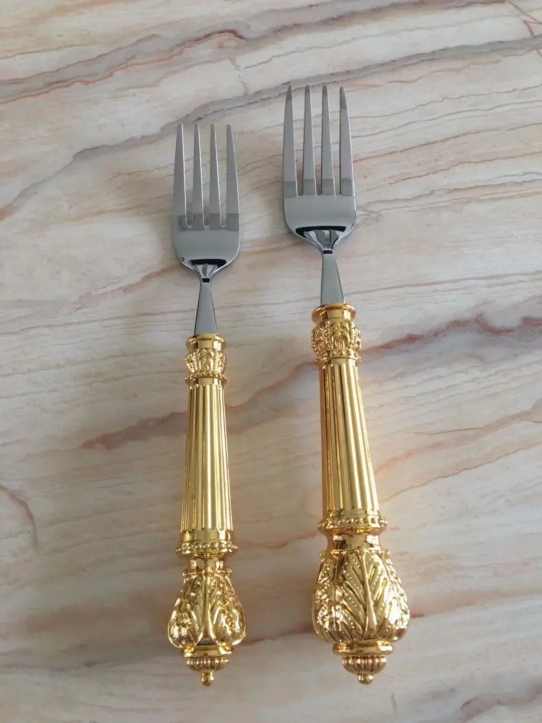 

Silver Tableware Sets Dinner Knives Forks Cutlery Set Silverware Kithenware Tableware Set