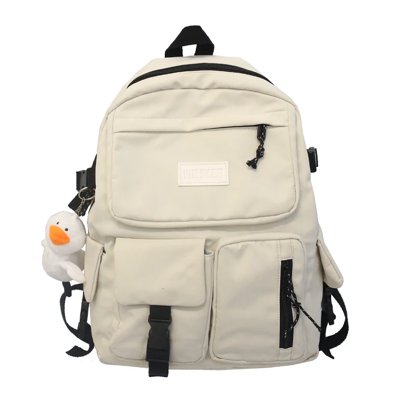 

Large-capacity Backpack Women Yellow High School Girl Backpack Schoolbag Female Korean Harajuku Japanese New Book Bags Ladies