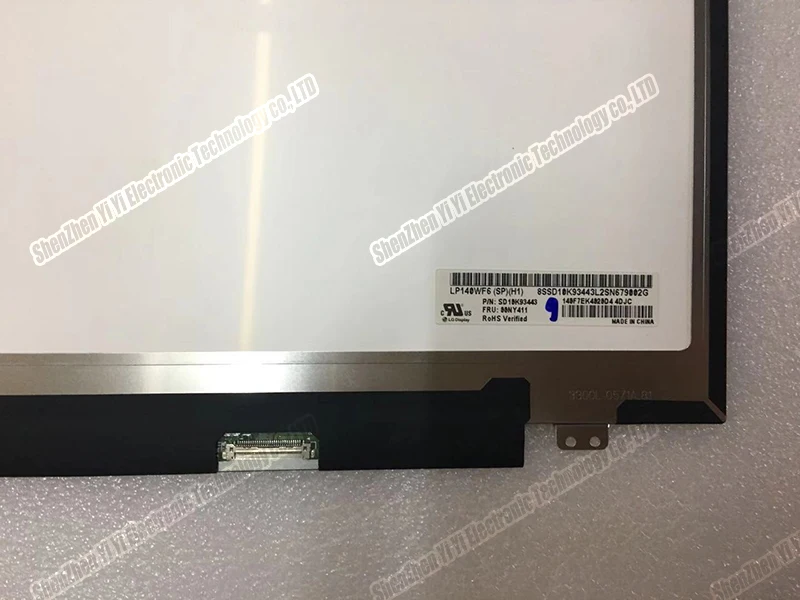 Новый оригинальный экран для ноутбука B140HAN01.7 LP140WF6-SPH1 FRU 00HN874 1920*1080 IPS lenovo T460 T460S T460P |