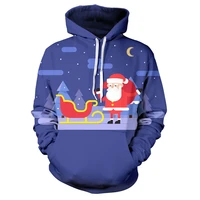 christmas hoodies harajuku men and women children 3d hoodies casual pullovers merry christmas hip hop cartoon coat