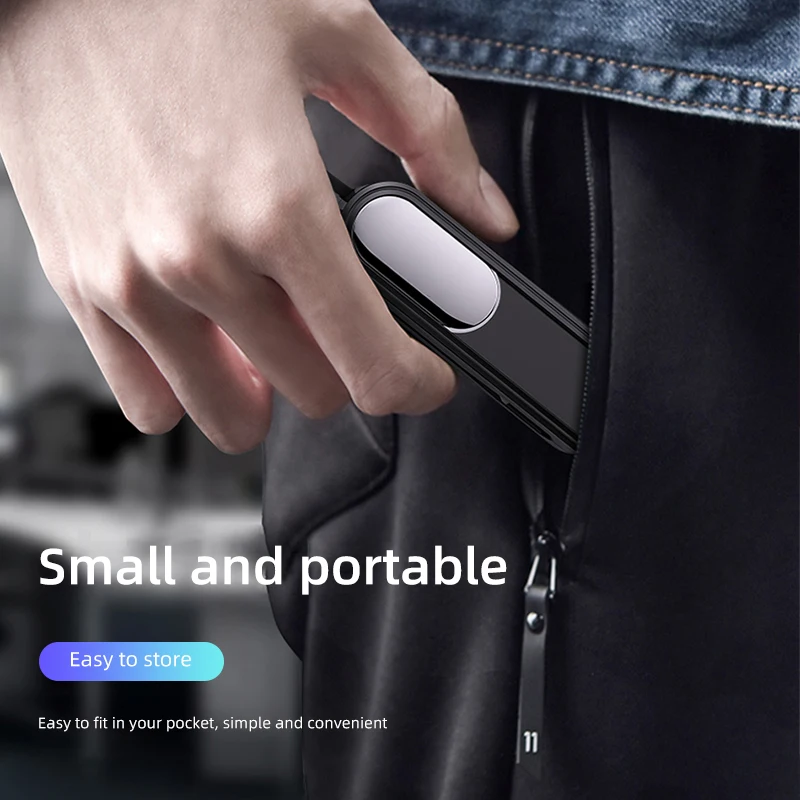 3 в 1 портативный магнитный USB-кабель для iPhone 12 Pro Max поглощающий мини-светильник