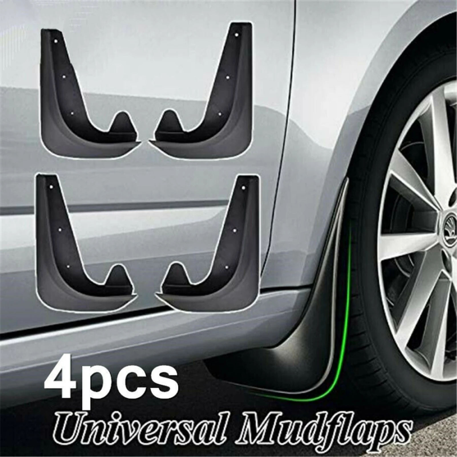 

4PCS Universal Car Front Rear Mudflaps Motors Mudguard Splash Board General Dustproof Fender Vehicles Car Styling Expert