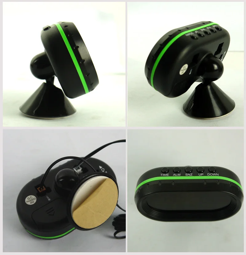 

Multi-function Car Temperature Clock Voltmeter Car Thermometer Electronic Clock Car Night Light Clock electronic watch luminous