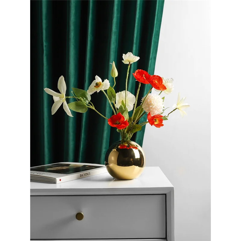 Modern Vase Simple High End Round Decorations Desktop Home Living Room | Дом и сад