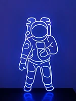 astronaut neon signs neon light space neon light personalized neon sign alien for bedroom party game neon sign gaming