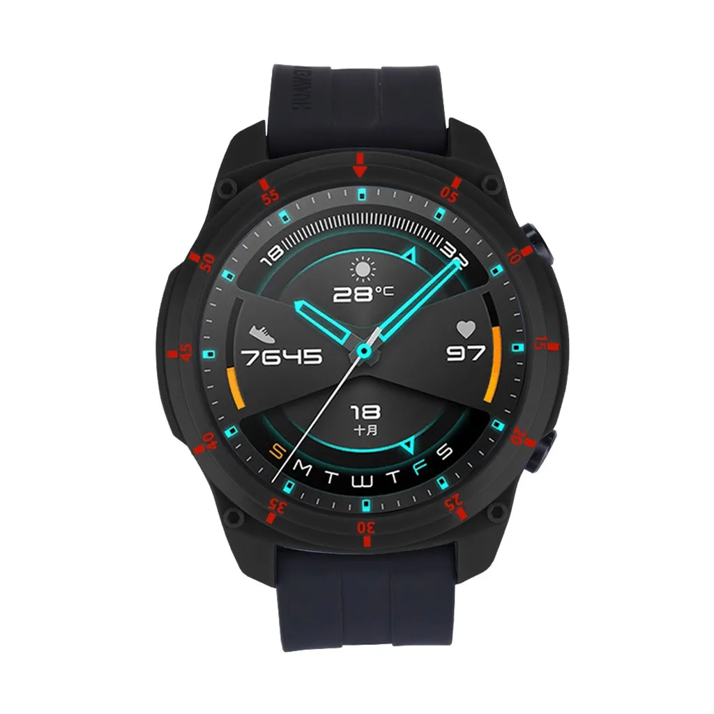 Чехол для Huawei Watch GT2 цветные Смарт-часы чехол из ТПУ корпус 46 мм защита спортивные