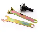 5 шт.компл. переходник для электродрели, угловая шлифовальная машина, шатун для режущего диска, шлифовальное колесо, адаптер держателя с металлической ручкой