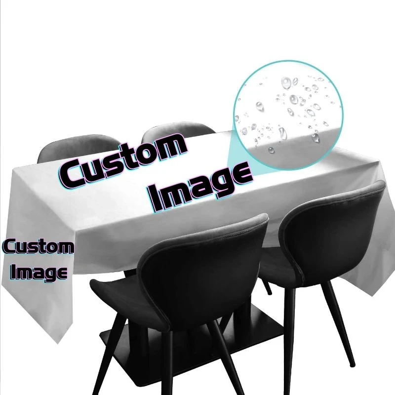 Настраивайте любой узор отправьте свое изображение на скатерть