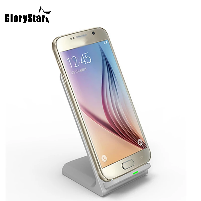 Беспроводное зарядное устройство GloryStar Qi адаптер QC 2 0 док станция для быстрой
