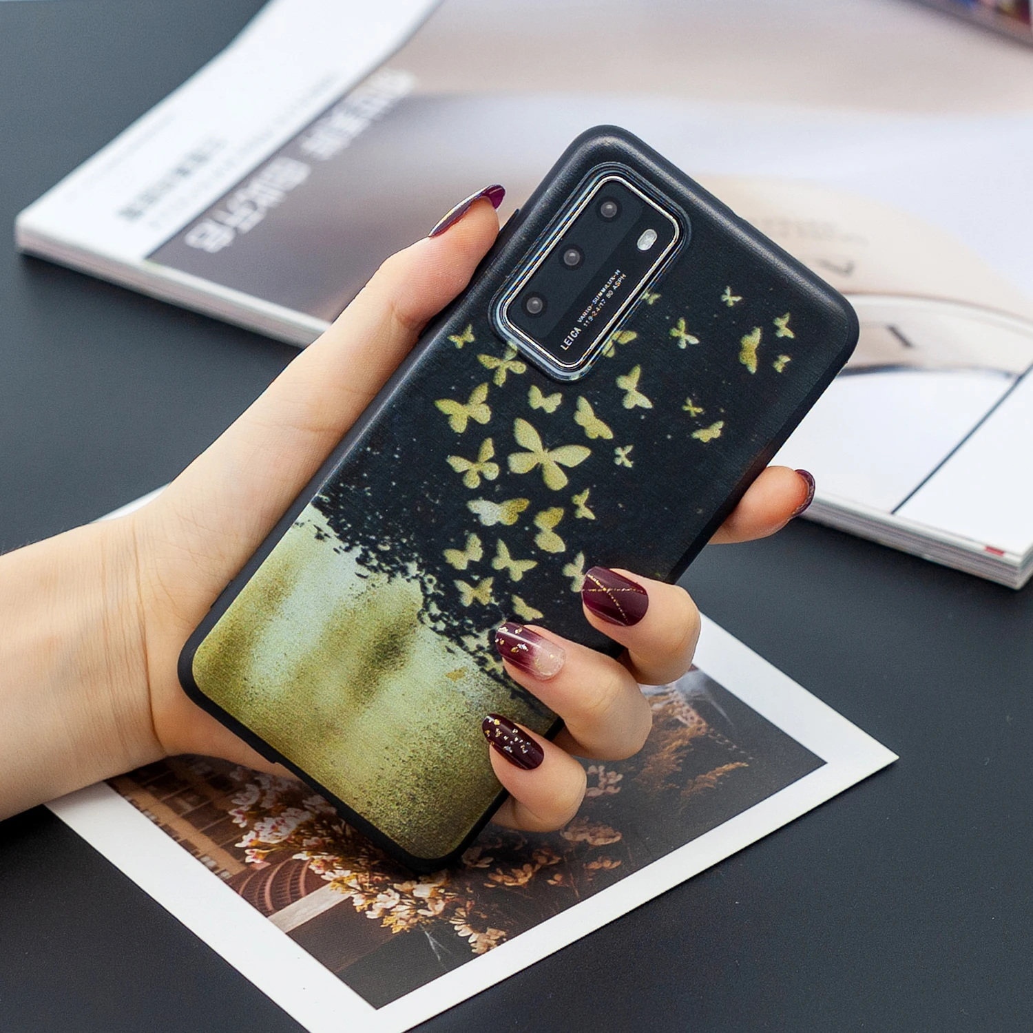 

Black Soft TPU Phone Case for Huawei P30 Pro P30 P40 Pro P20 Lite P Smart Nova 5i 5T 7i 7 SE Mate 30 Silicone Bumper Coque Funda