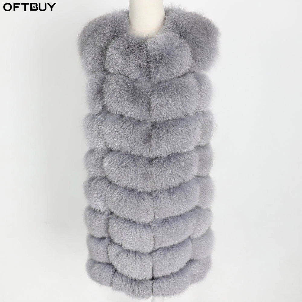 OFTBUY/Новинка 2021 года Сезон весна зима Женская длинная куртка из натурального