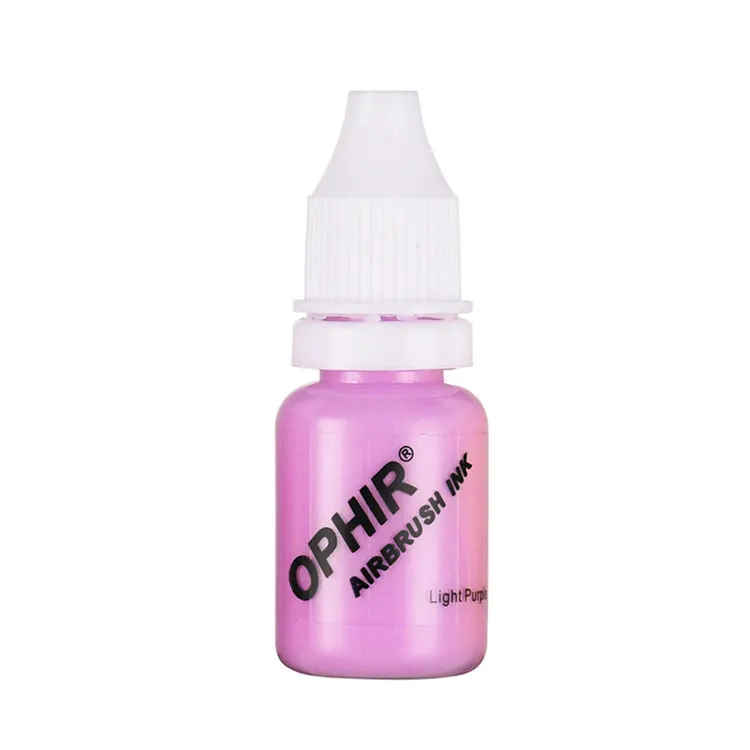 

OPHIR WHITE Acrylic Paint Airbrush Nail Ink Pigment for Nail Stencil Nail Art Polish 10 ML/Bottle Airbrush Nail Tools _TA098-2