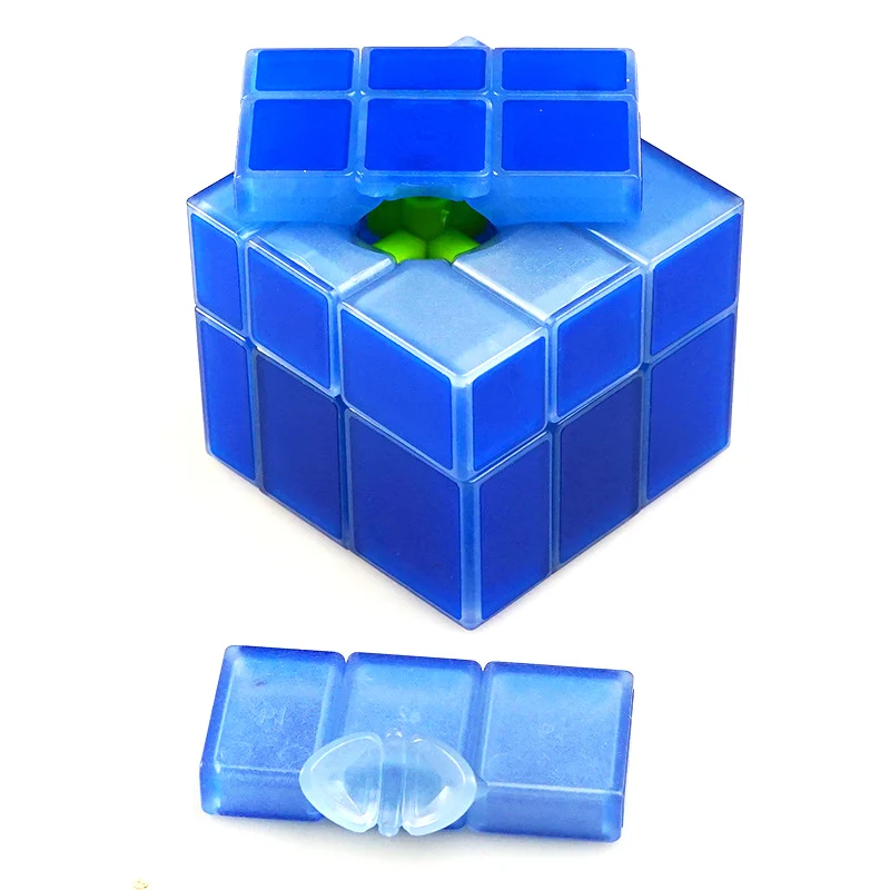 QiYi светящийся зеркальный куб 3x3x3 скоростная головоломка волшебная игрушка