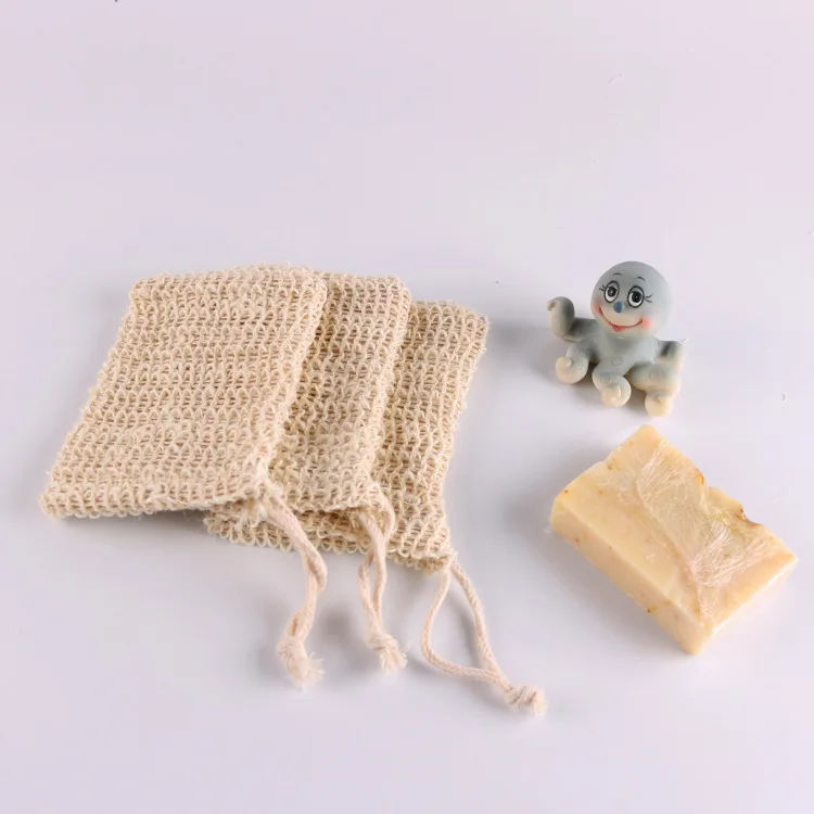 10 шт. Ванная комната Принадлежности щетка для душа из хлопковых нитей мыло сумка