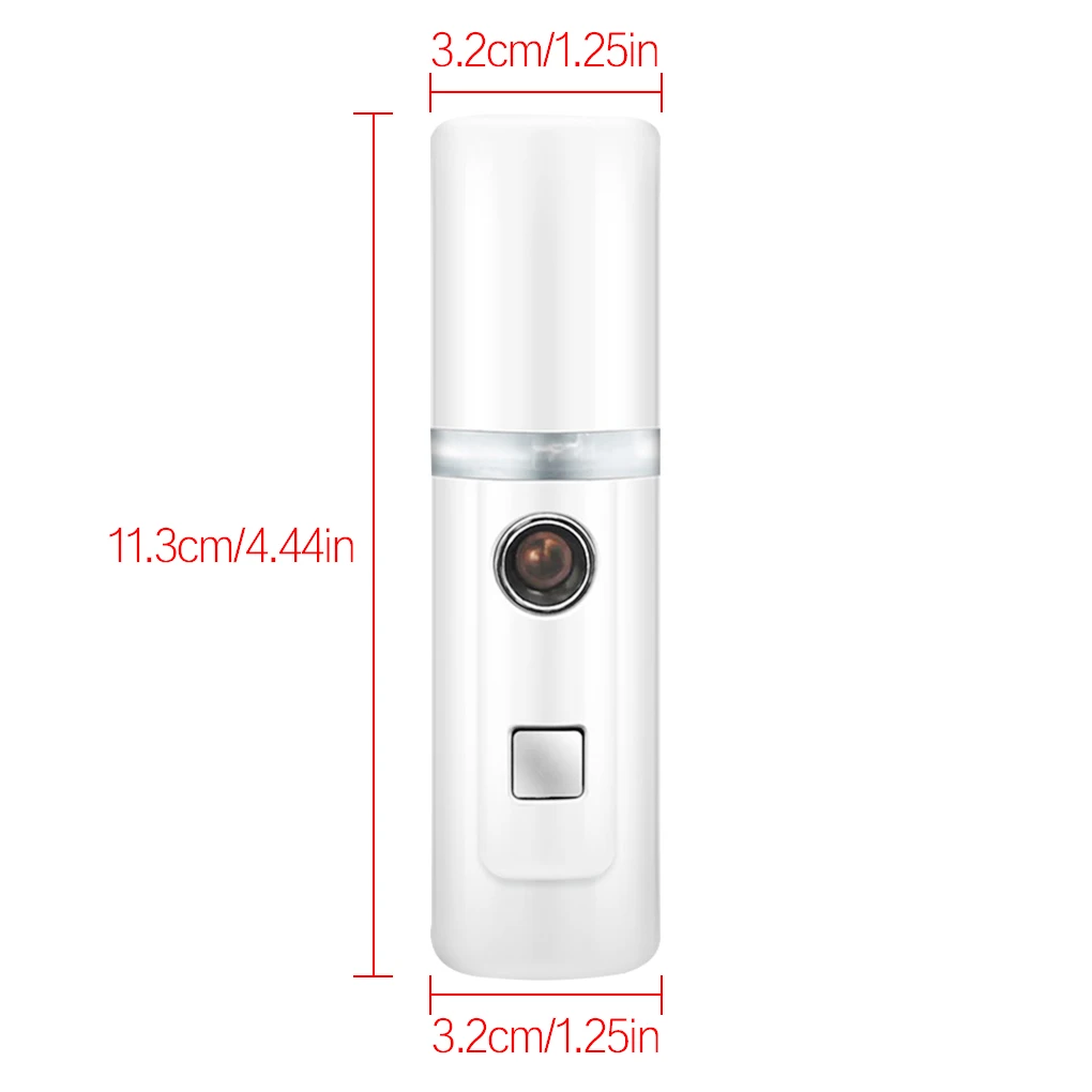 Портативный мини-отпариватель для лица увлажнитель 30 мл зарядка по USB