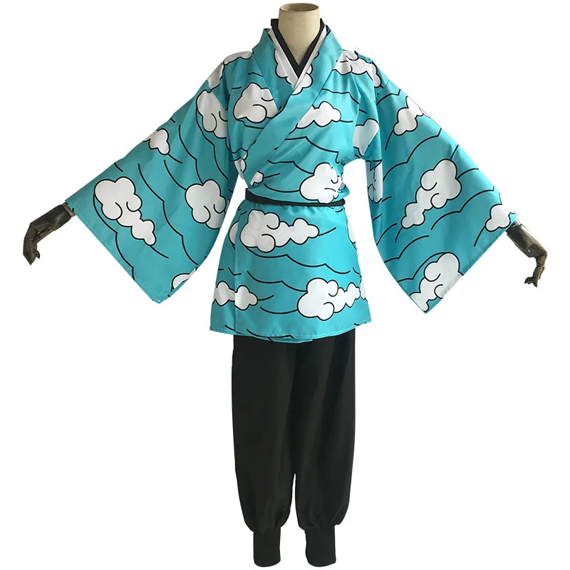 

Demon Slayer:Kimetsu No Yaiba Kamado Tanjirou Urokodaki Sakonji Suit Cosplay Halloween Carnaval Christmas Costume Fancy Dress