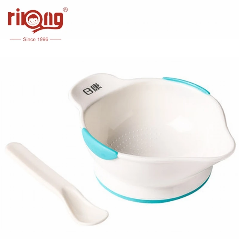 Rikang 1 детский набор водонепроницаемая ложка Нескользящая силиконовая чаша для