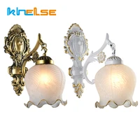 european led retro wall lamp vintage glass e27 lampada bedroom bedside sconces living room stair home decor wall lights fixtures