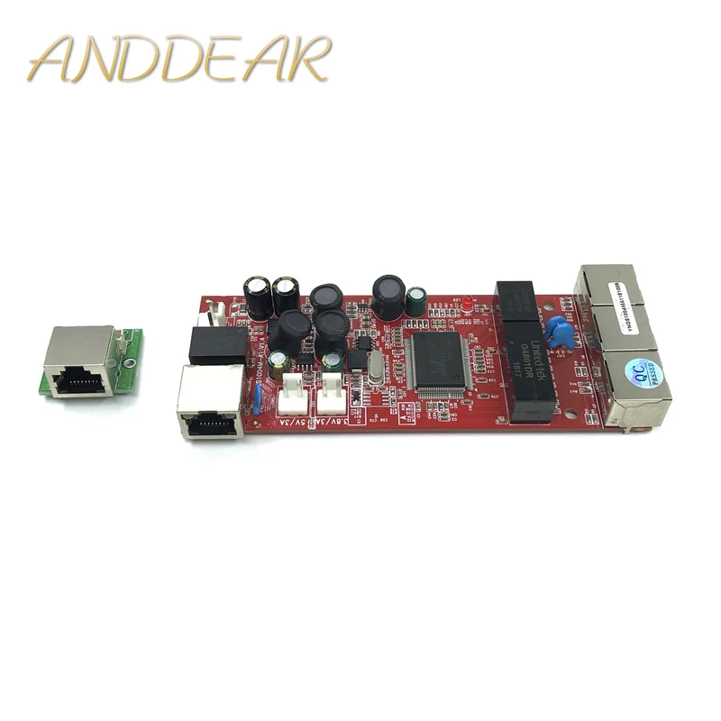 Коммутационный модуль 4 порта 100/1000 Мбит/с управление через Un management Ethernet