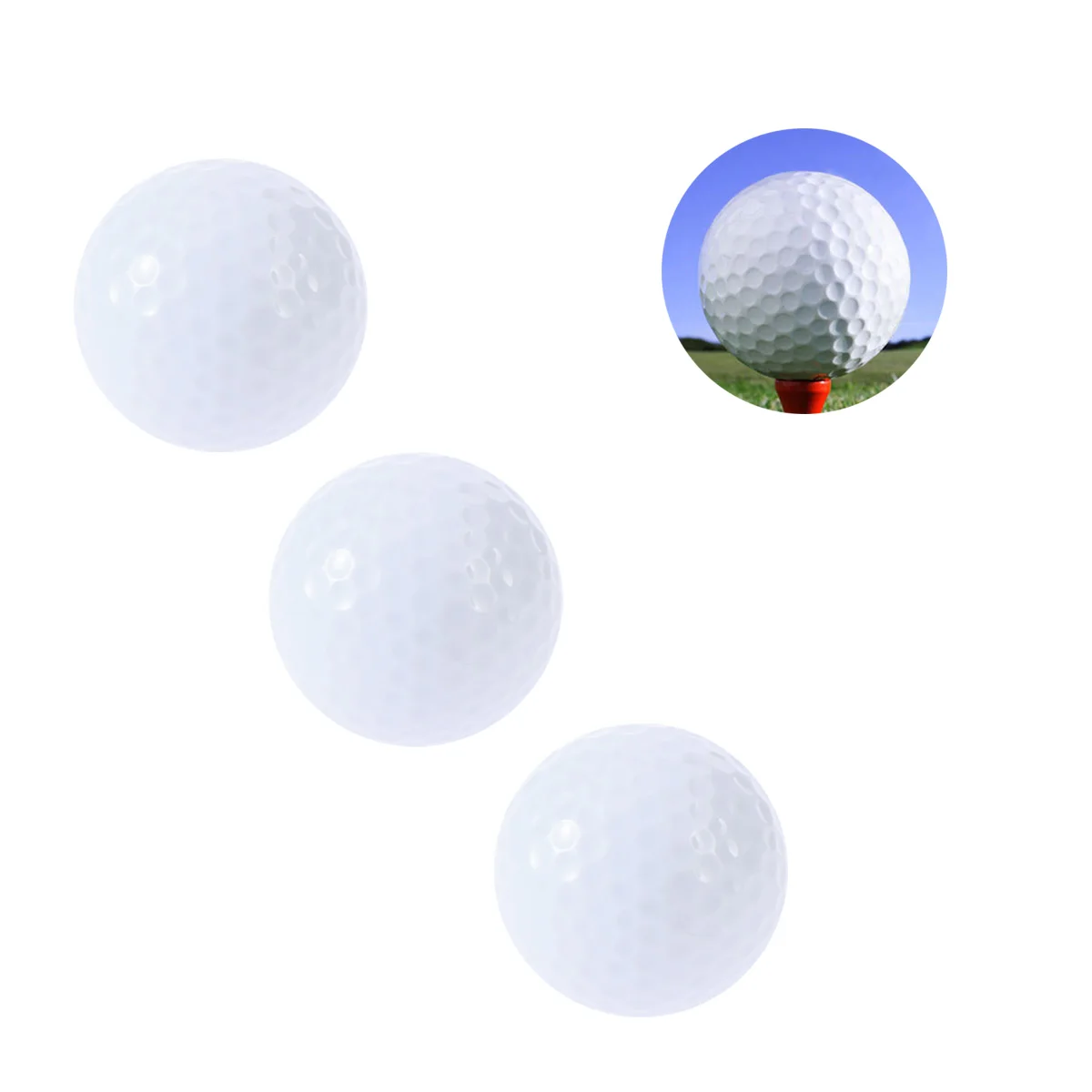 3 шт. светящиеся ночные мячи для гольфа светодиодный светильник светится в