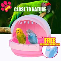 wofuwofu bird backpack carrier space capsule for pet birds portable ventilate transparent space capsule carrier