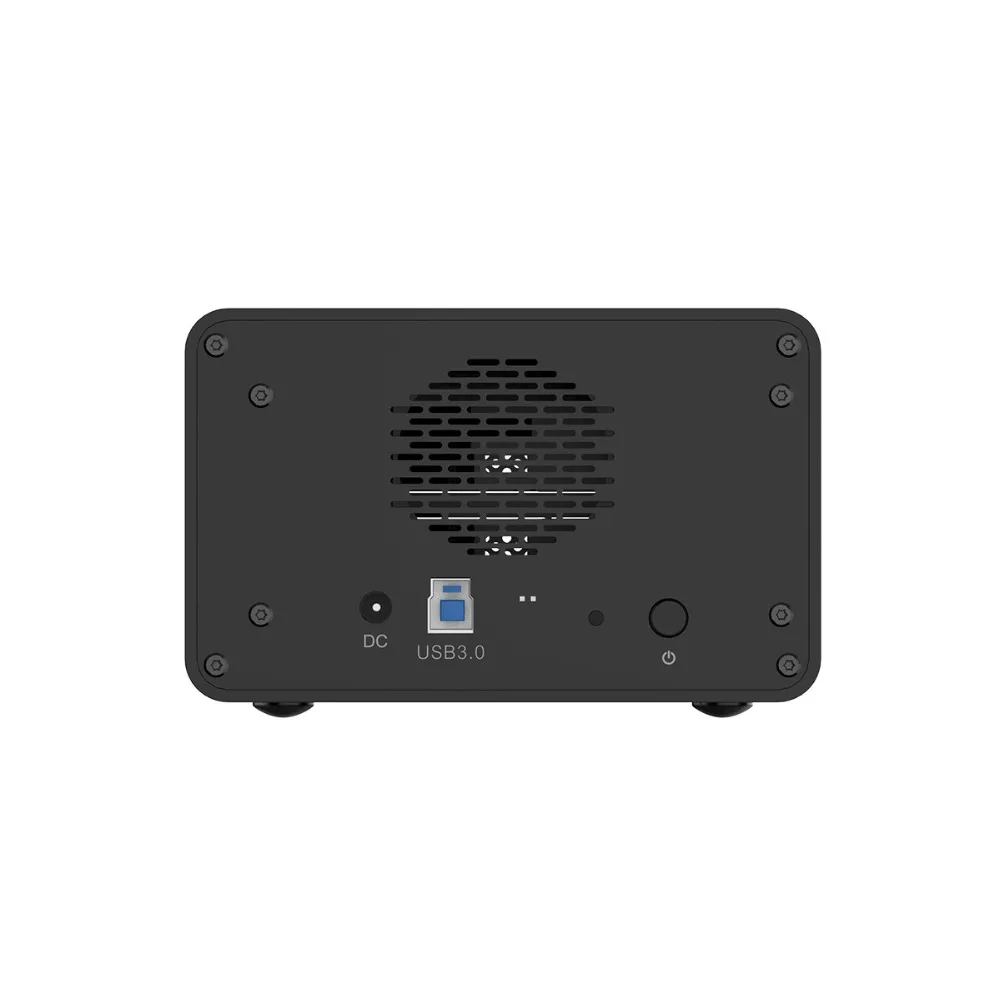 ORICO 3,5 дюймов HDD док-станция 2 отсека 32 ТБ алюминиевый USB3.0 для SATA HDD корпус с 78 Вт внешний адаптер питания HDD Чехол