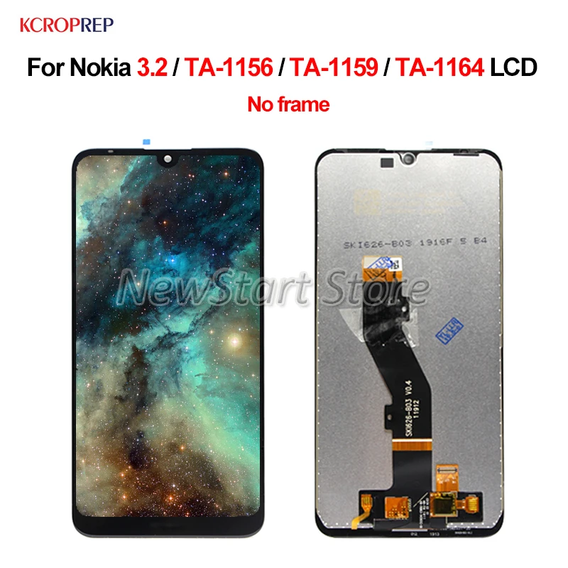 ЖК дисплей с сенсорным экраном и дигитайзером в сборе для Nokia 3 2 TA 1156 1159 1164 6 26 дюйма