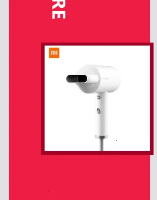 Новинка, Xiaomi Soocare Soocas H3S, анион, фен для волос, корпус из алюминиевого сплава, 1800 Вт, воздушный выход, анти-горячий, инновационный диверсия, дизайн