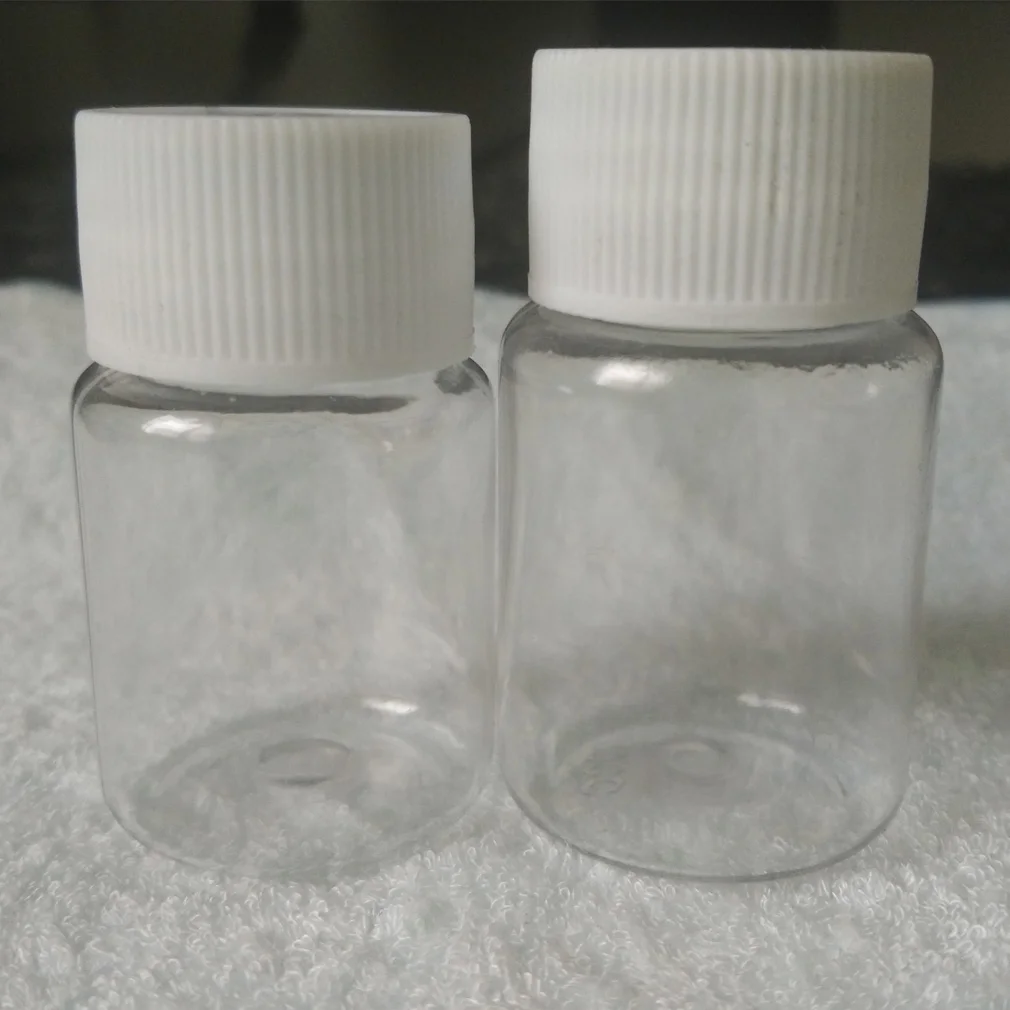 

100PCS 15ml-100ml Vial Empty Plastic Bottle lotion cosmetic container travel Refillable Bottles Reagent Sample Containers Jars