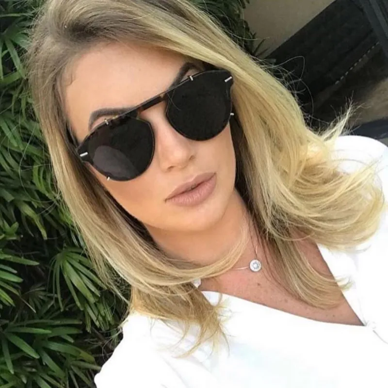 Солнцезащитные очки унисекс в стиле ретро модные брендовые дизайнерские с