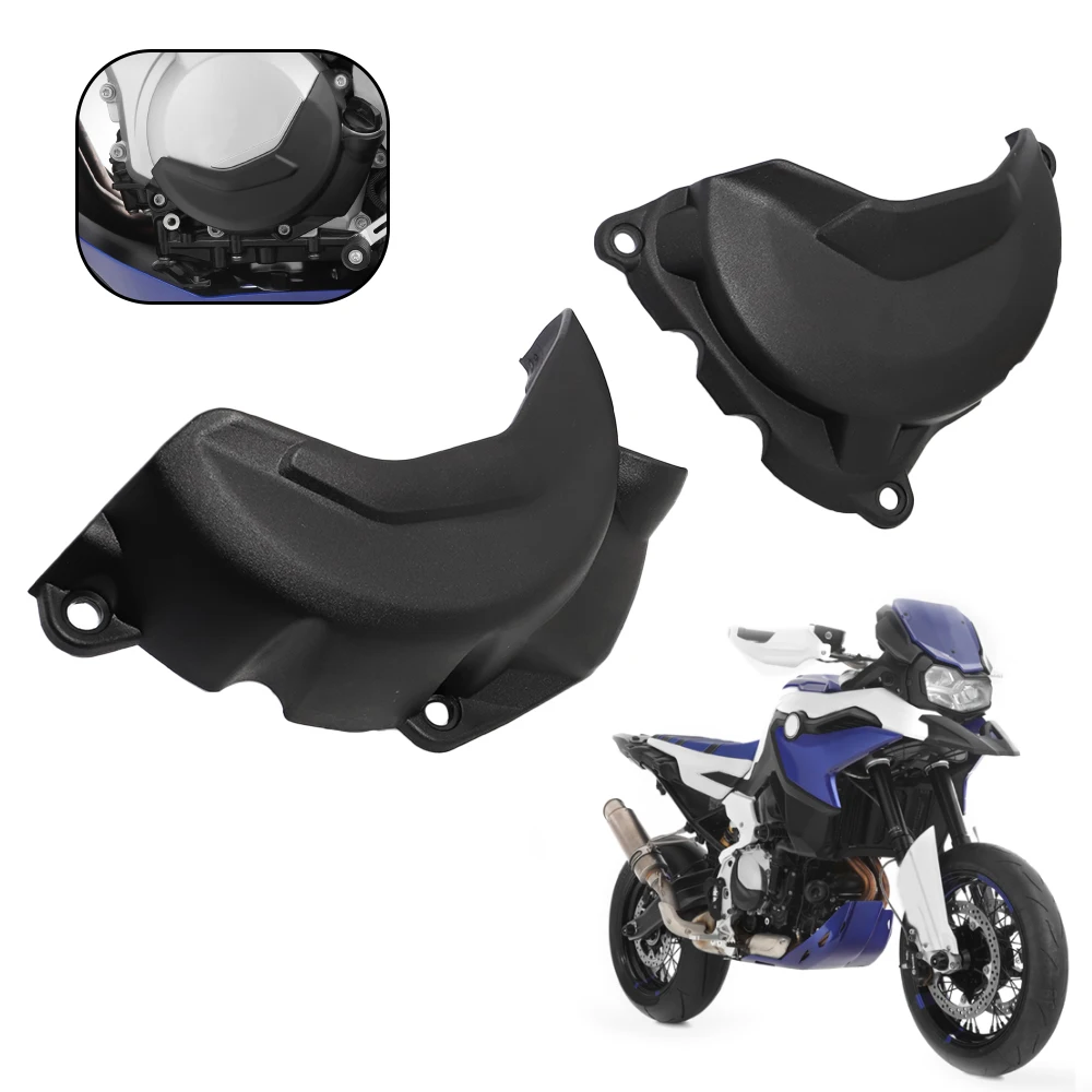 For BMW F900R F900XR F850GS F850GS Adventure F750GS Motorcycle Engine Cylinder Guard Cover Protector Black Right and left