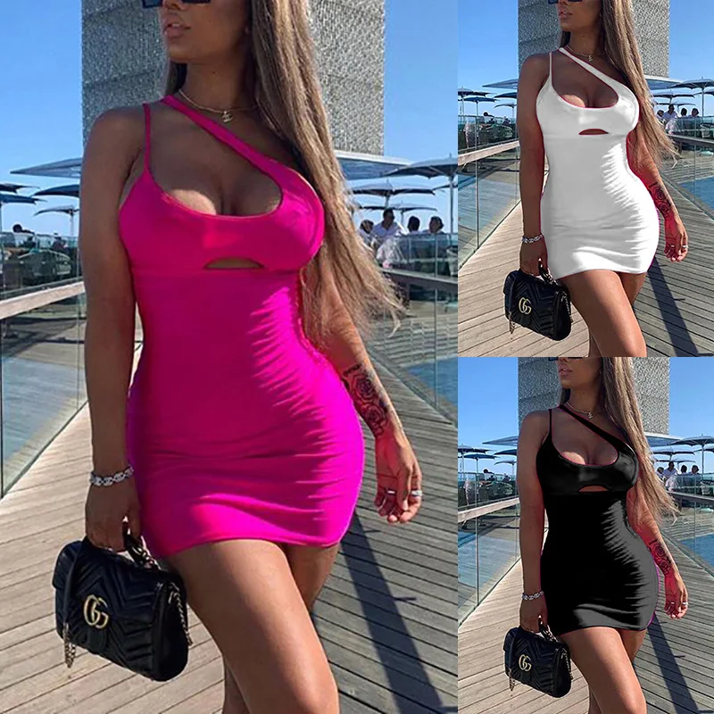 

BKLD новейшие весенне-летние модные Асимметричные бандажные мини-платья на бретельках без рукавов с вырезами тонкое женское модное уличное п...