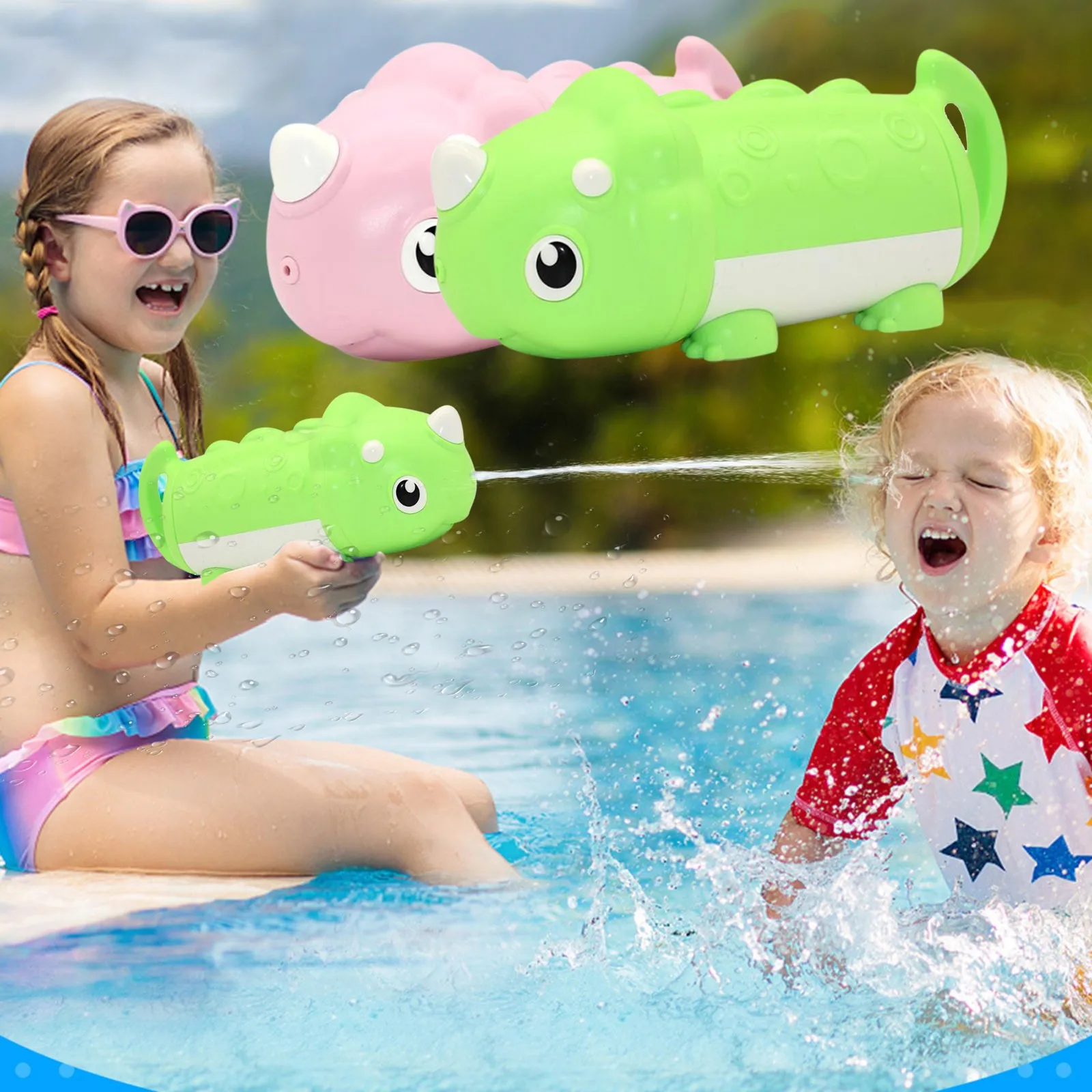 

Summer children's water gun toy water spray gun shooting game outdoor swimming pool toys for boys girls водяной писоле 40*