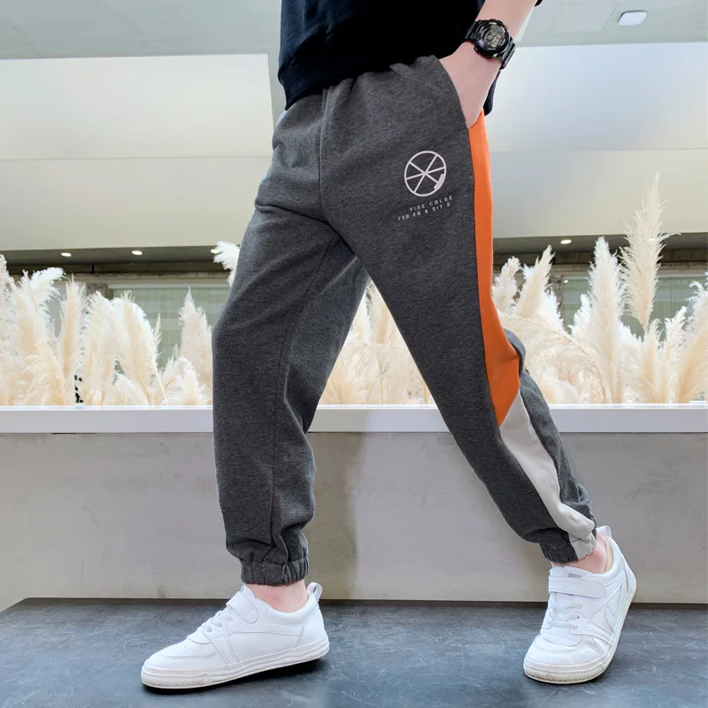 

Однотонные льняные плиссированные брюки для мальчиков, длинные брюки и капри, Детская Хлопковая одежда, повседневные брюки высокого качест...