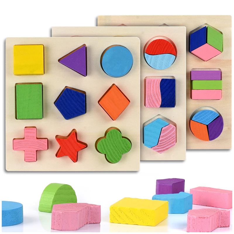 Деревянная игрушка геометрической формы Детская математическая судоку