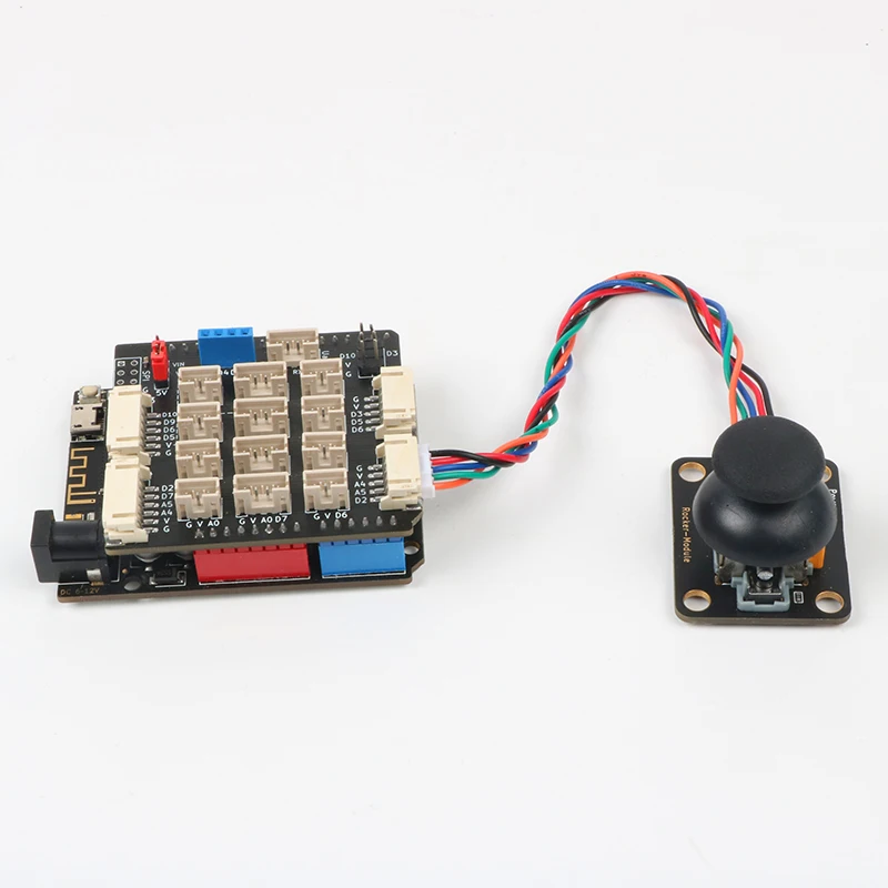 

Dual axis button rocker module sensor PS2 game rocker joystick electronic building block module ph2.0 interface