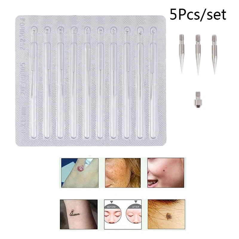 

5Pcs/Set Replace Needles Mole Removal Plasma Pen Freckle Dark Spot Remover Tool