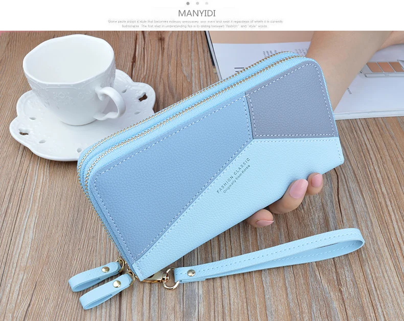 LOOZYKIT женские кошельки кошелек для кредиток женский роскошный бренд клатч из искусственной кожи зажим для денег удлиненный женский кошелек для монет