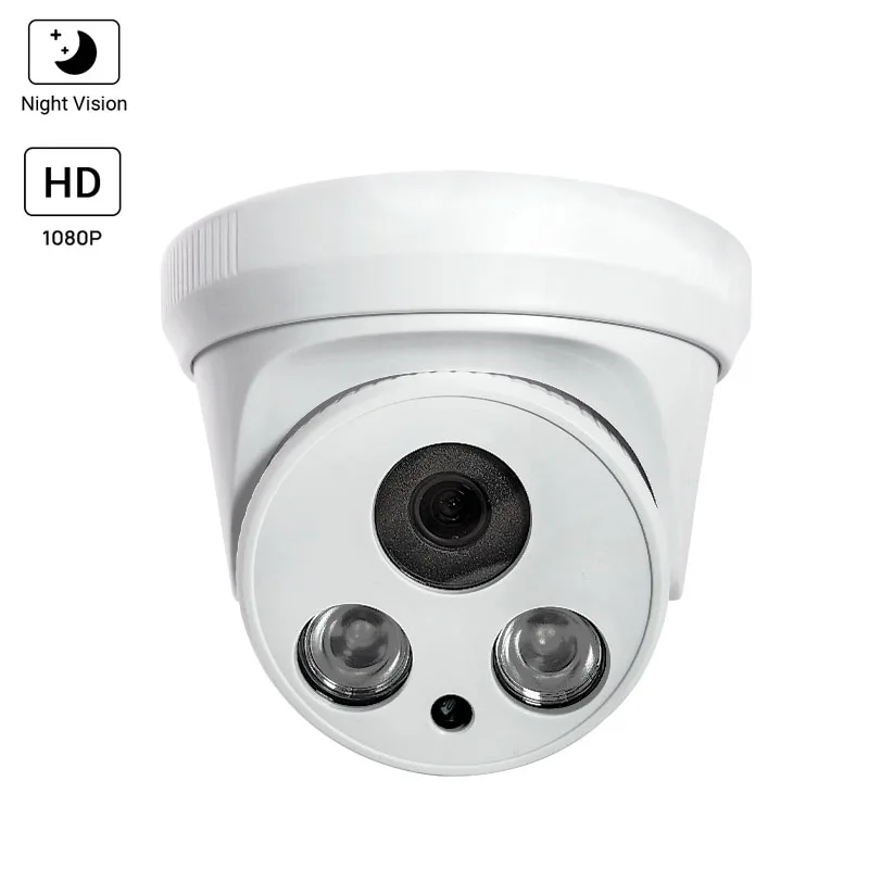 Инфракрасная светодиодная AHD купольная камера 1080P аналоговая видеонаблюдения с