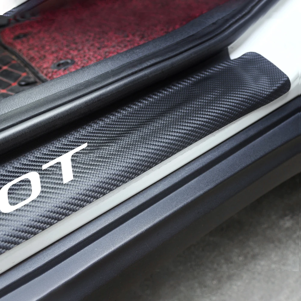 

For Honda Accord 9 10 CR-V CRV Civic Pilot HRV City Odyssey PU Leather Car Door Sill Sticker Welcome Pedal Protector Accessories