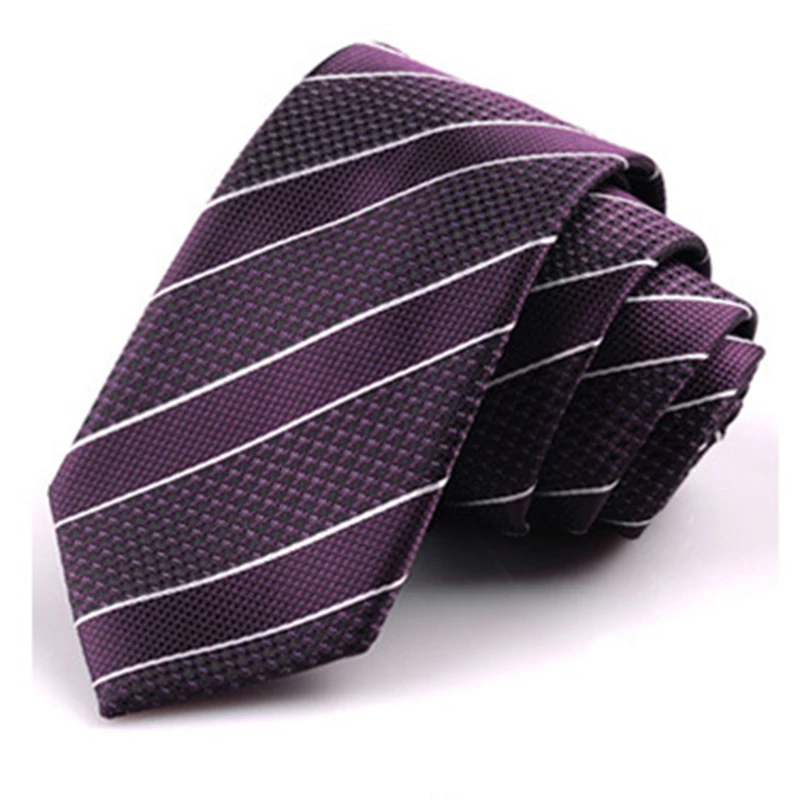 New 6cm Men's Leisure Silk Skinny Tie Colorful Fashion Striped Folral Plaid Slim Necktie Suit Business Wedding Party Formal Ties |