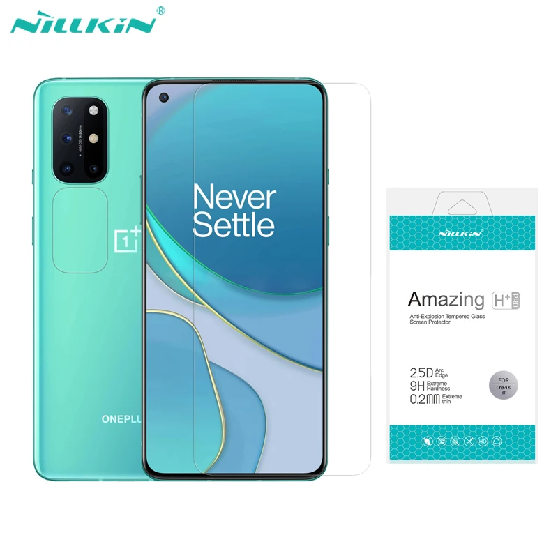 

For OnePlus 8T Tempered Glass For OnePlus Nord Film Nillkin H+PRO Glass 2.5D 9H Anti-Explosion Screen Protector For One Plus 8T