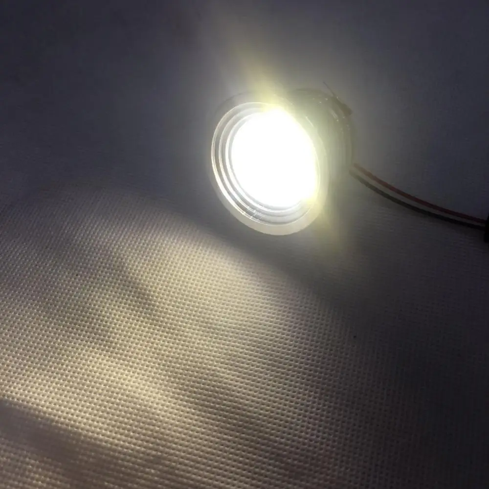 Светодиодный мини светильник для шкафа 10 шт./лот 3 Вт диаметр 41 мм 12 В постоянного