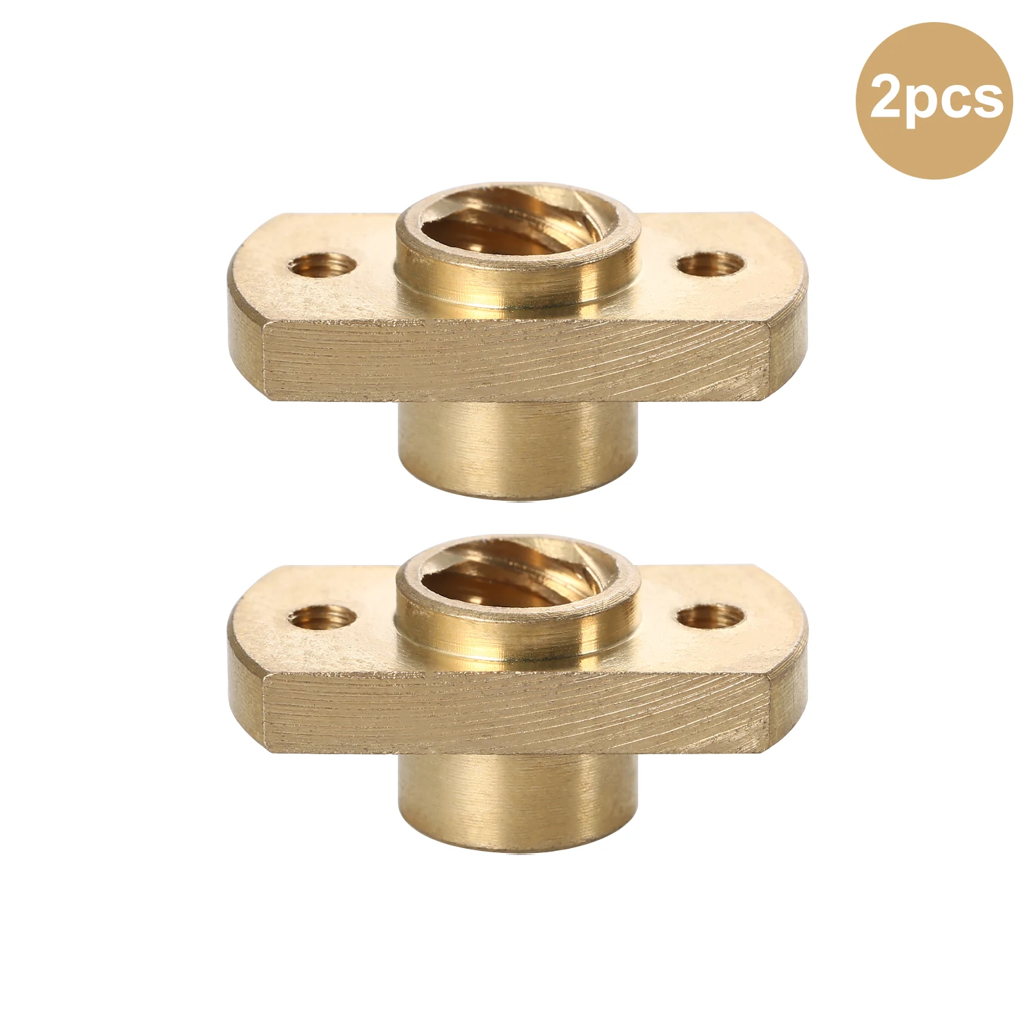 

2pcs Brass T-Shape Lead Screw Nut 8mm Compatible with Anet ET4 ET4X ET4PRO ET5 ET5PRO 3D Printer Z Axis