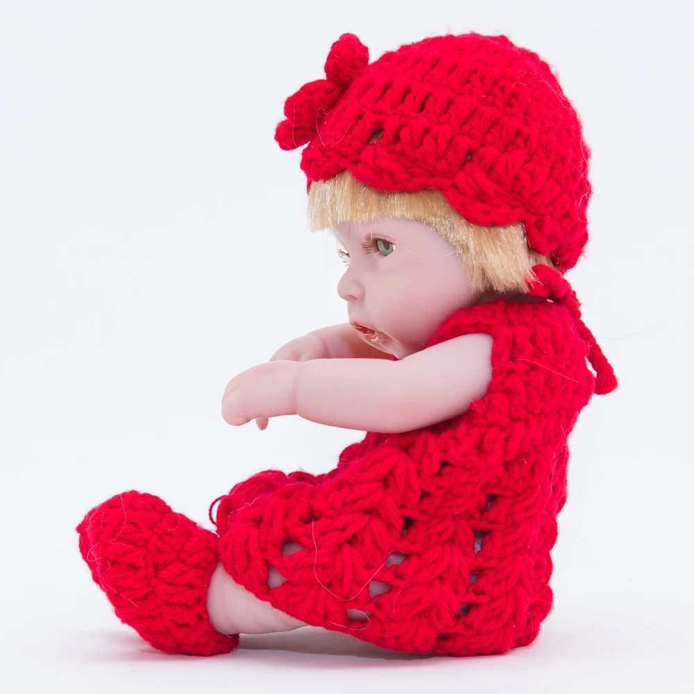 25 см мини младенец Bebe Reborn куклы реалистичные 10 &quotреалистичные полностью