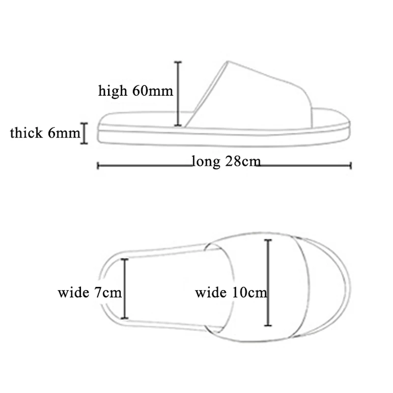 

2020 New Simple Home Slippers Men Women Hotel Travel Spa Portable Folding House Disposable Home Guest Indoor Slippers Big Size