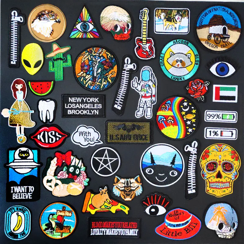 Застежка-молния зуб гриб Сделай Сам Вышивка Аппликация искусственная